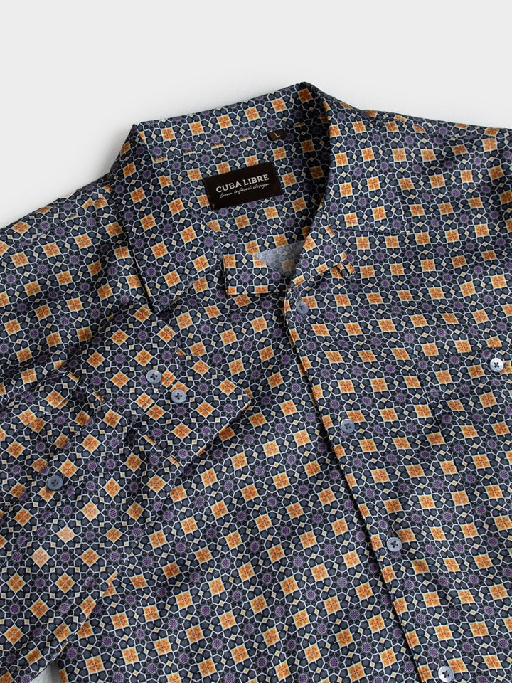 Yaci Tencel Print Long Sleeve Shirt - Multi - view 5