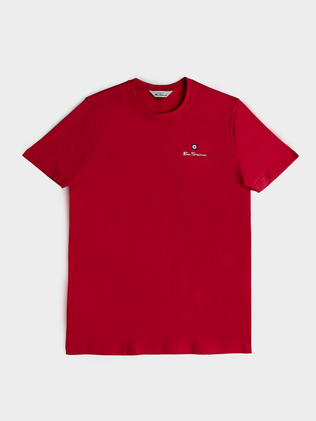 Ben Sherman Essential Target Print Crew Tee – Red