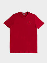 ESSENTIAL TAR PRNT CREW TEE SHIRT RED