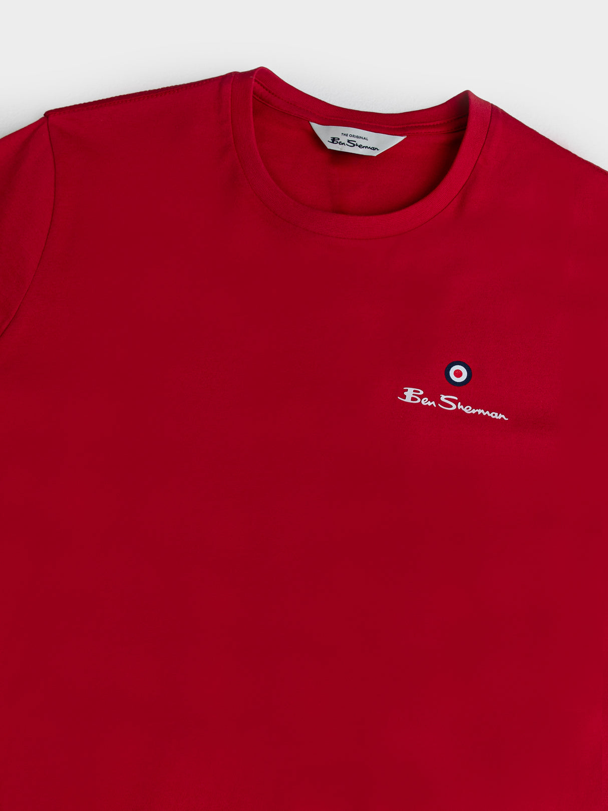ESSENTIAL TAR PRNT CREW TEE SHIRT RED