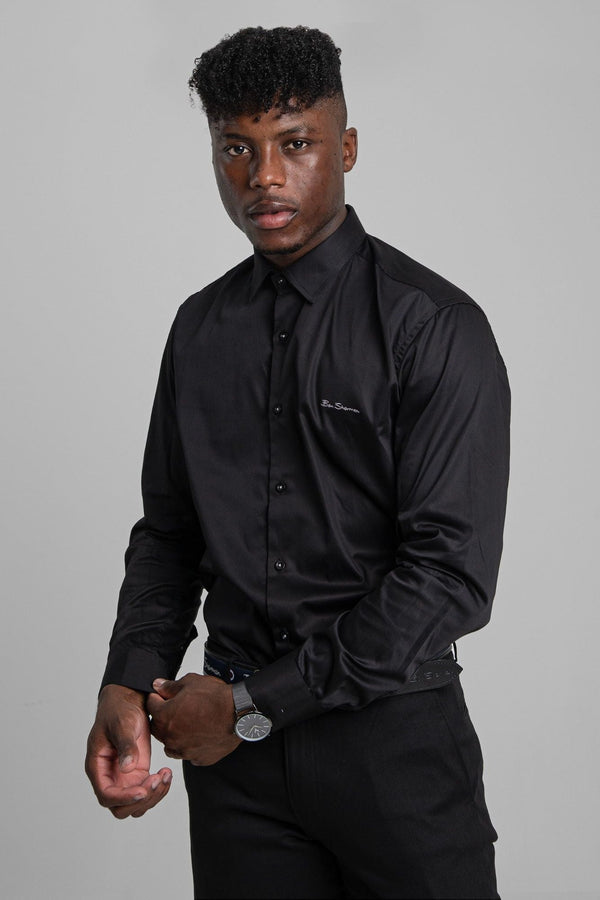 Ben Shirt (Slim Fit) - Black