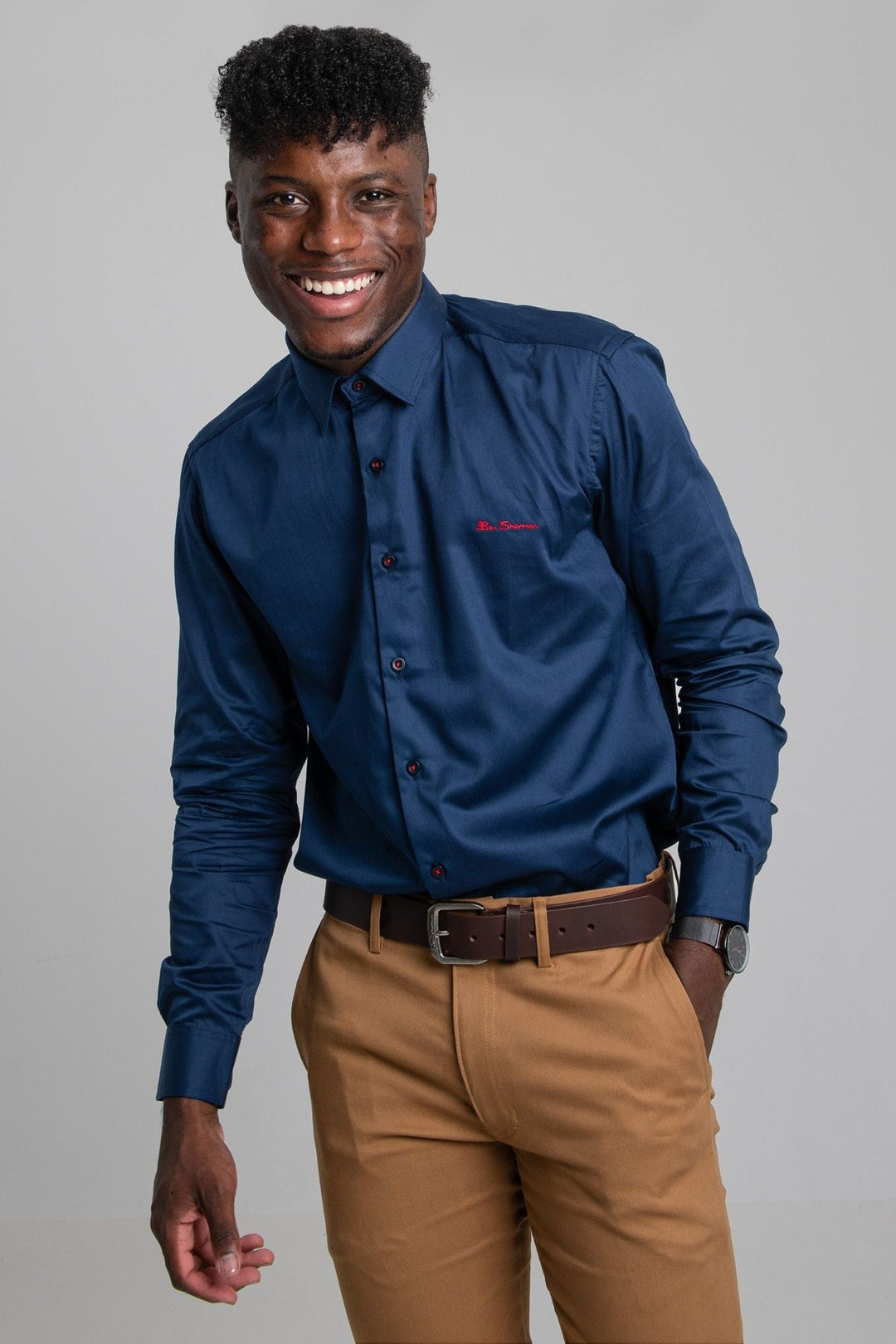 Ben Shirt (Slim Fit) - Navy