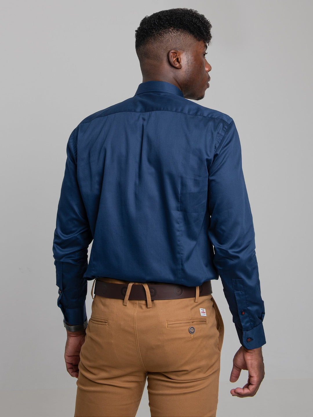 Ben Shirt (Slim Fit) - Navy - view 3