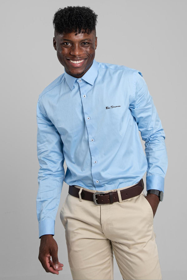 Ben Shirt (Slim Fit) - Sky Blue