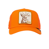 Deer Trucker Cap - Orange