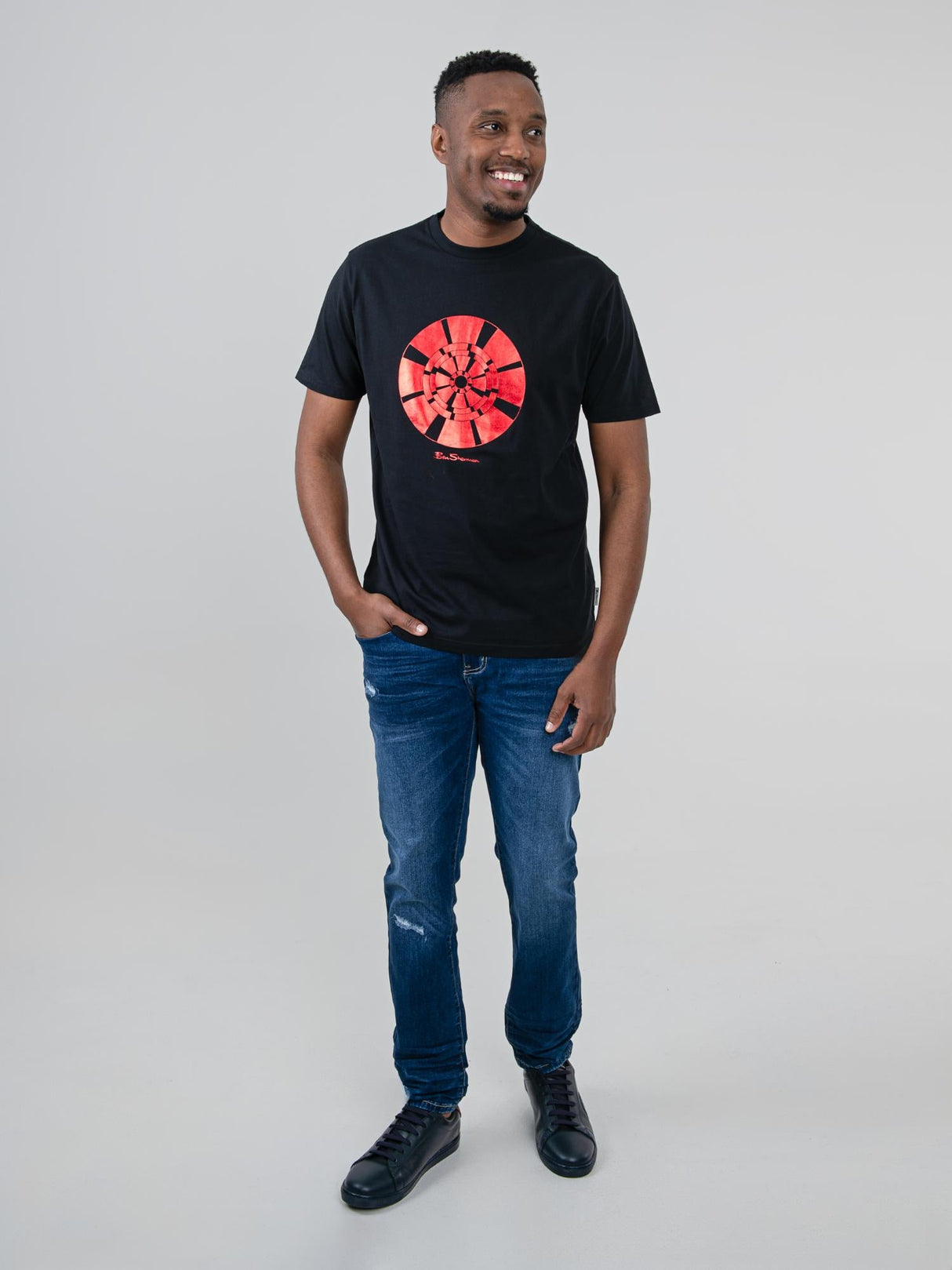 Disk Foil Target Tee - Black