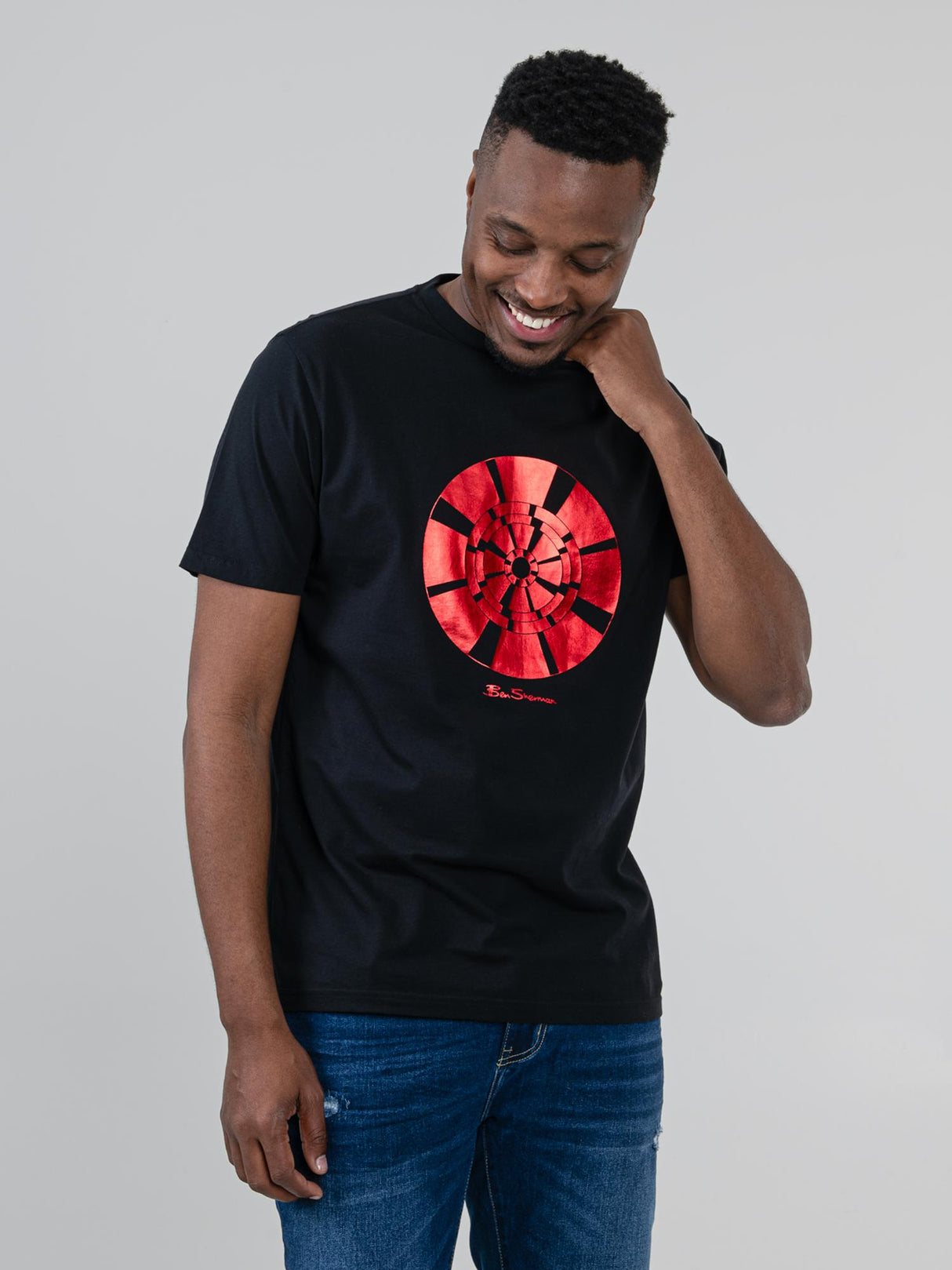 Disk Foil Target Tee - Black