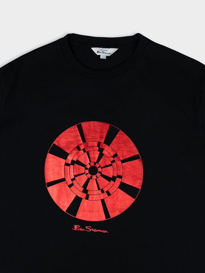 Disk Foil Target Tee - Black - view 6