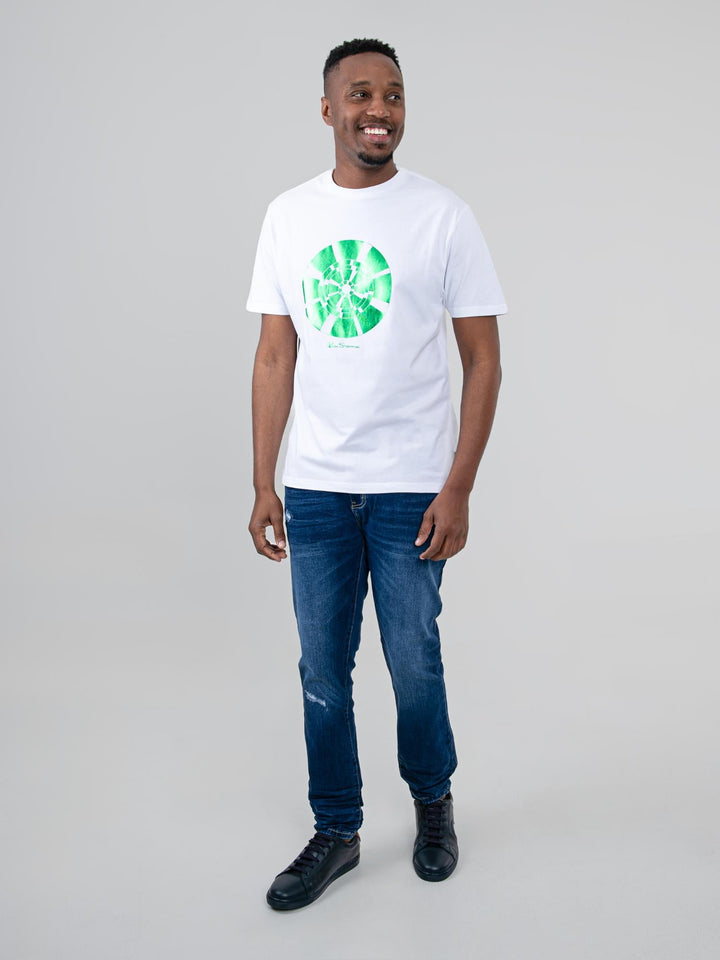 Disk Foil Target Tee - White - view 4