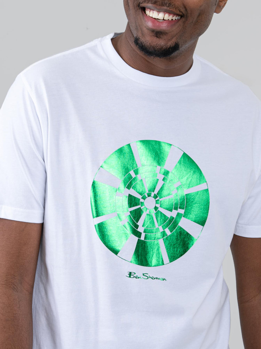 Disk Foil Target Tee - White - view 2