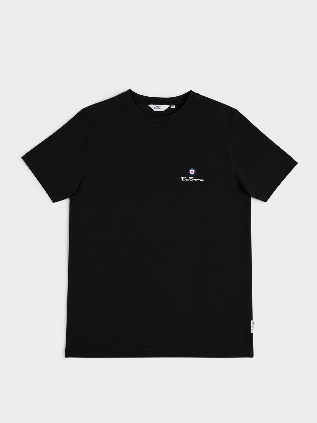 ESSENTIAL TAR PRNT CREW TEE SHIRT BLACK
