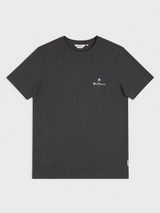 ESSENTIAL TAR PRNT CREW TEE SHIRT CHARCOAL