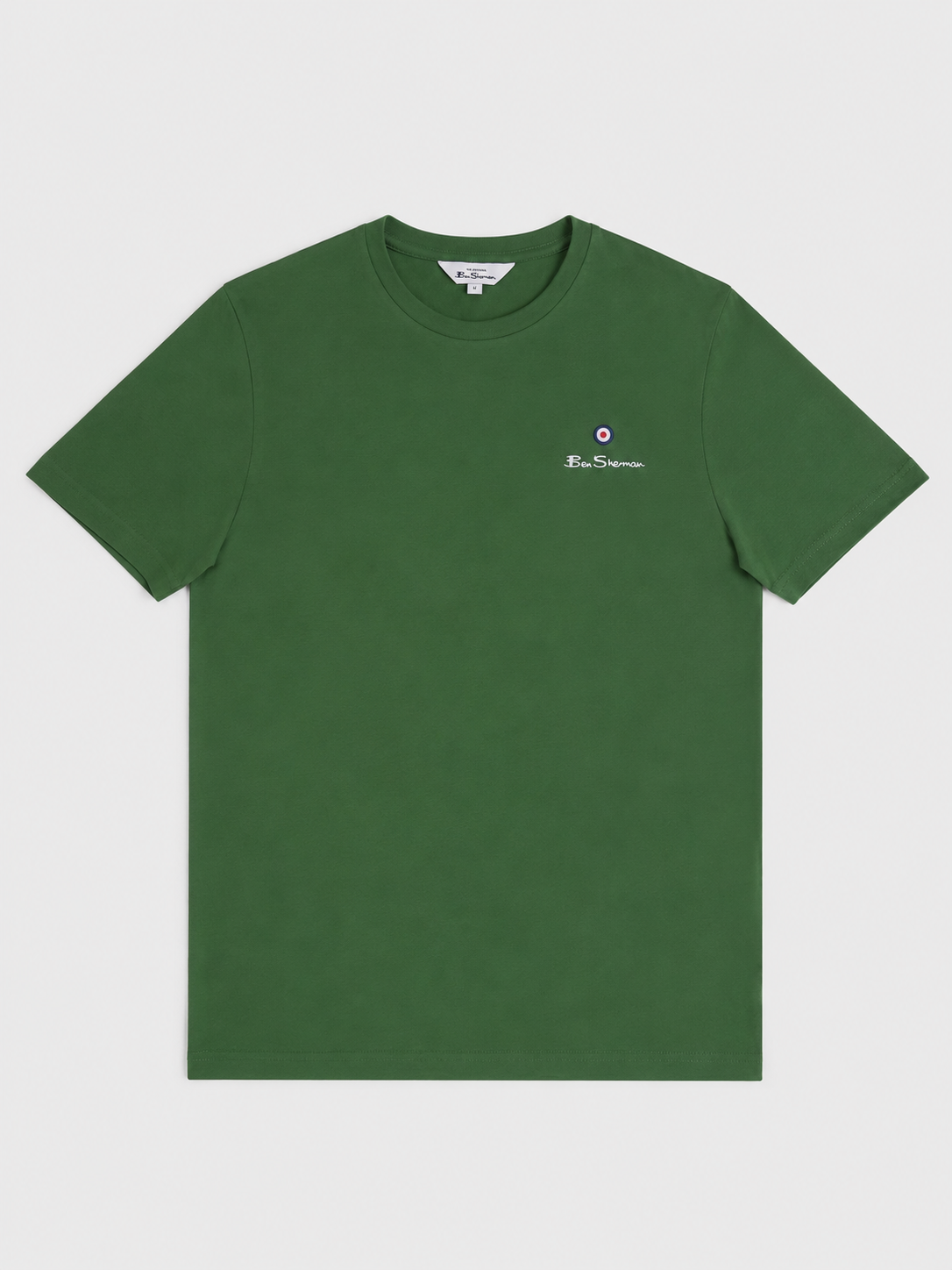 ESSENTIAL TAR PRNT CREW TEE SHIRT ELM GREEN