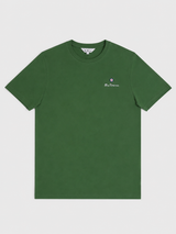 ESSENTIAL TAR PRNT CREW TEE SHIRT ELM GREEN