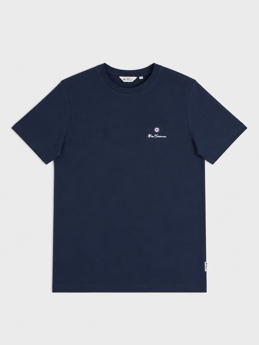 Ben Sherman Essential Target Print Crew Tee – Navy