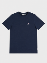 ESSENTIAL TAR PRNT CREW TEE SHIRT NAVY