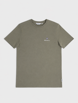 ESSENTIAL TAR PRNT CREW TEE SHIRT OLIVE