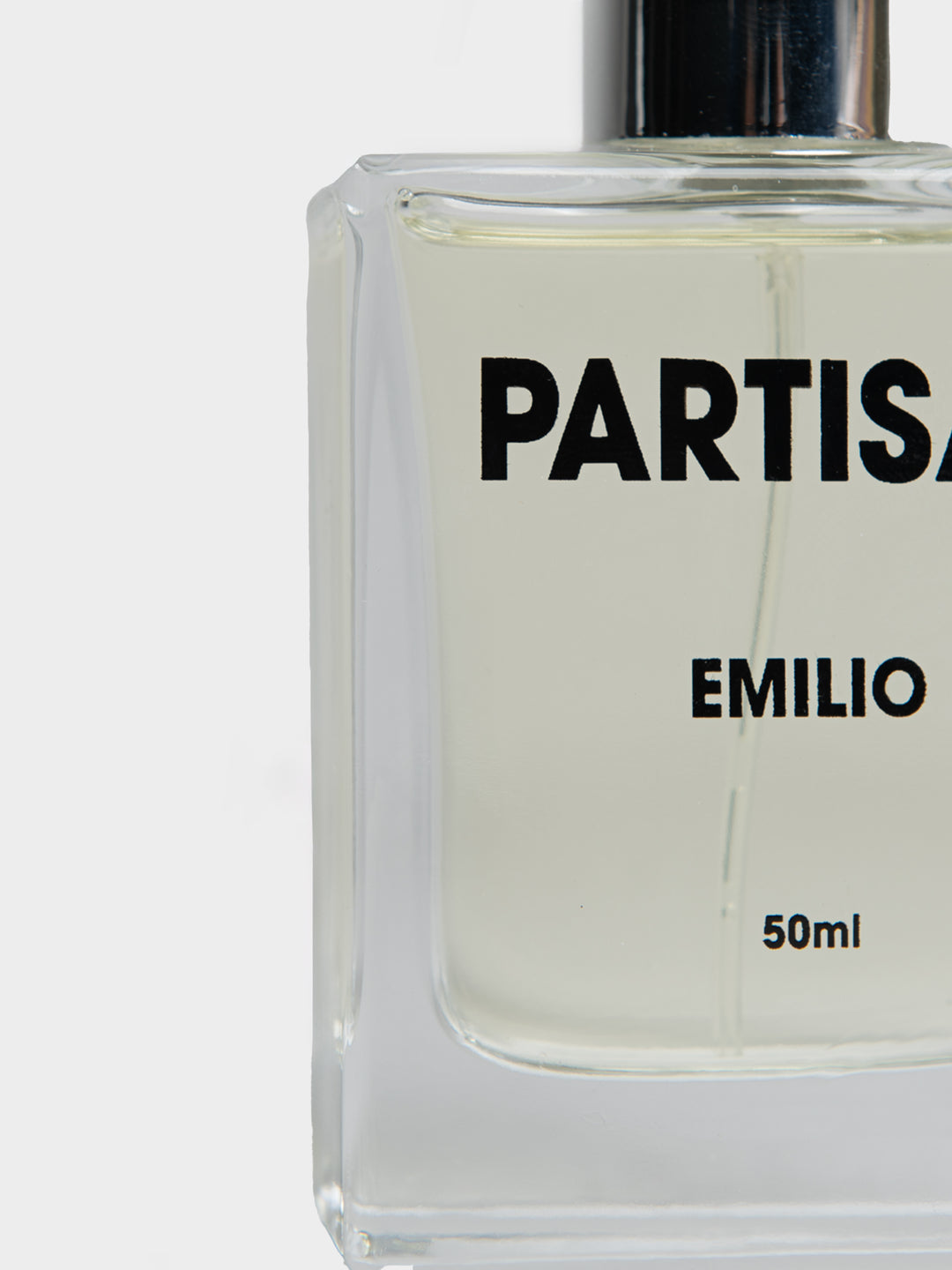 Partisan Fragrance Emilio Red Illusion Eau de Parfum 50ml – close-up bottle label