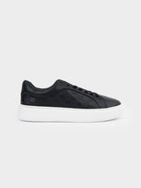 LOUIS LEATHER SNEAKER - BLACK