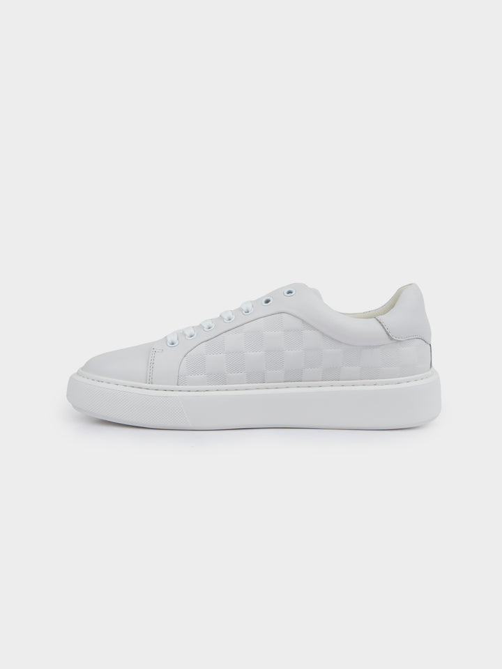 Louis Leather Sneaker - White - view 3