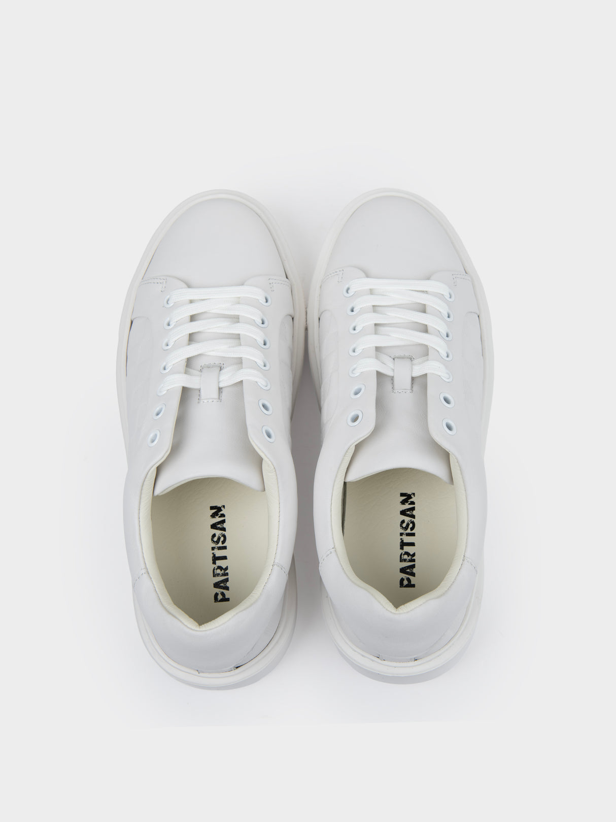 LOUIS LEATHER SNEAKER - WHITE