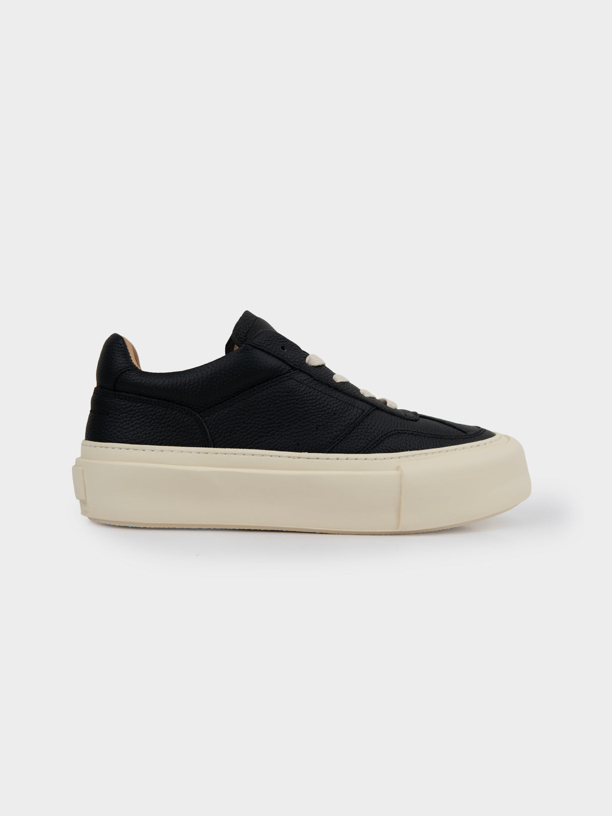 Partisan Dino Leather Sneakers - Black