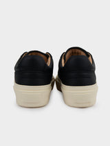 Partisan Dino Leather Sneakers - Black