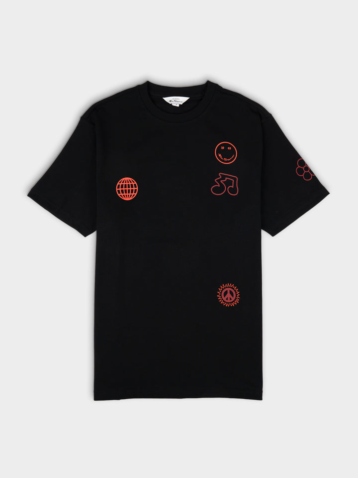 FESTIVAL TEE SHIRT - BLACK