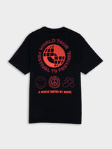 FESTIVAL TEE SHIRT - BLACK