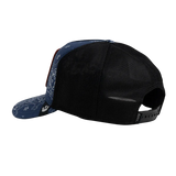 Freedom Paisley Trucker - Navy