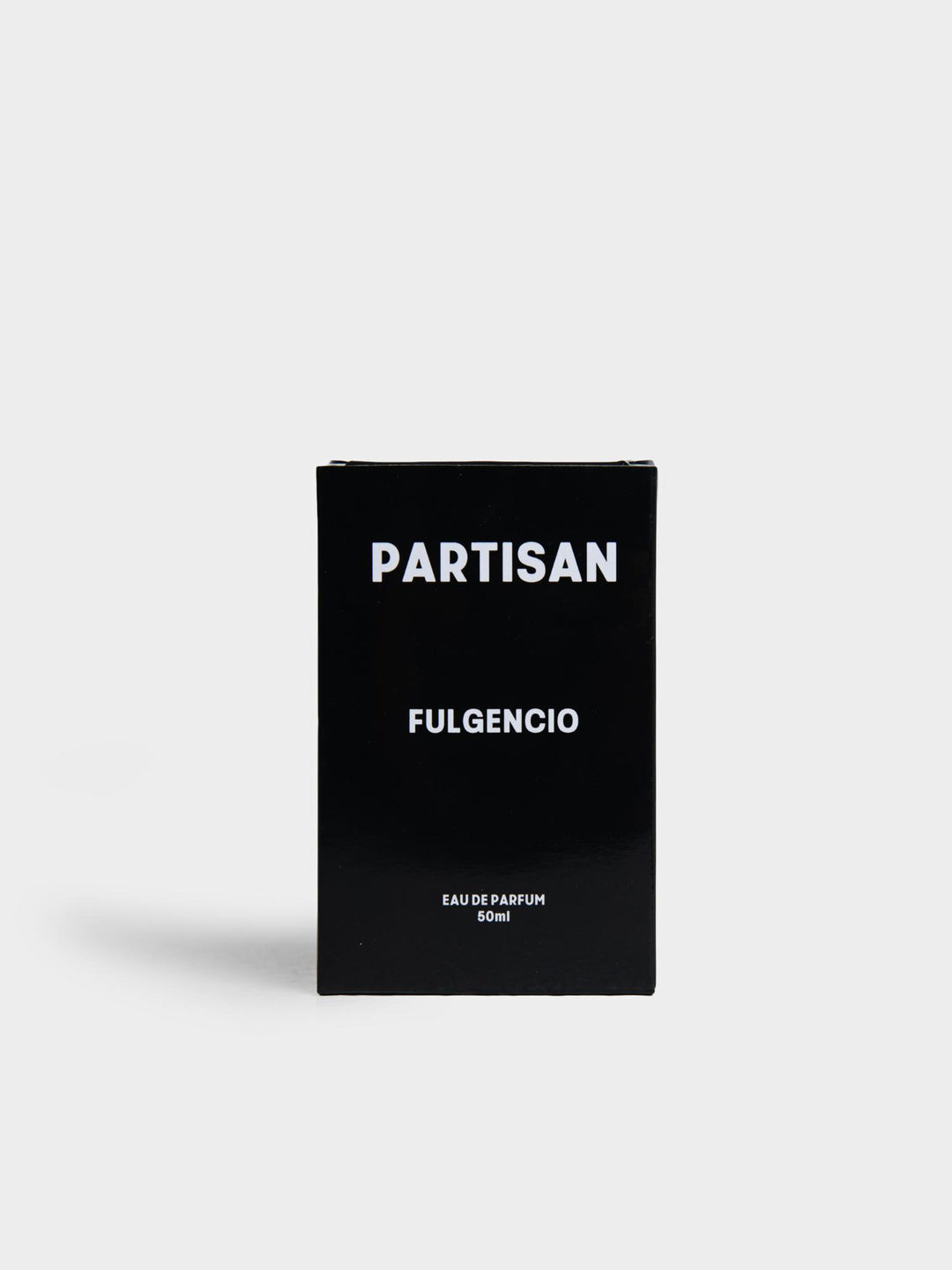 Partisan Fragrance Fulgencio Violet Smoke Eau de Parfum 50ml black box – front view