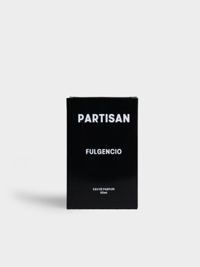 Partisan Fragrance Fulgencio Violet Smoke Eau de Parfum 50ml black box – front view