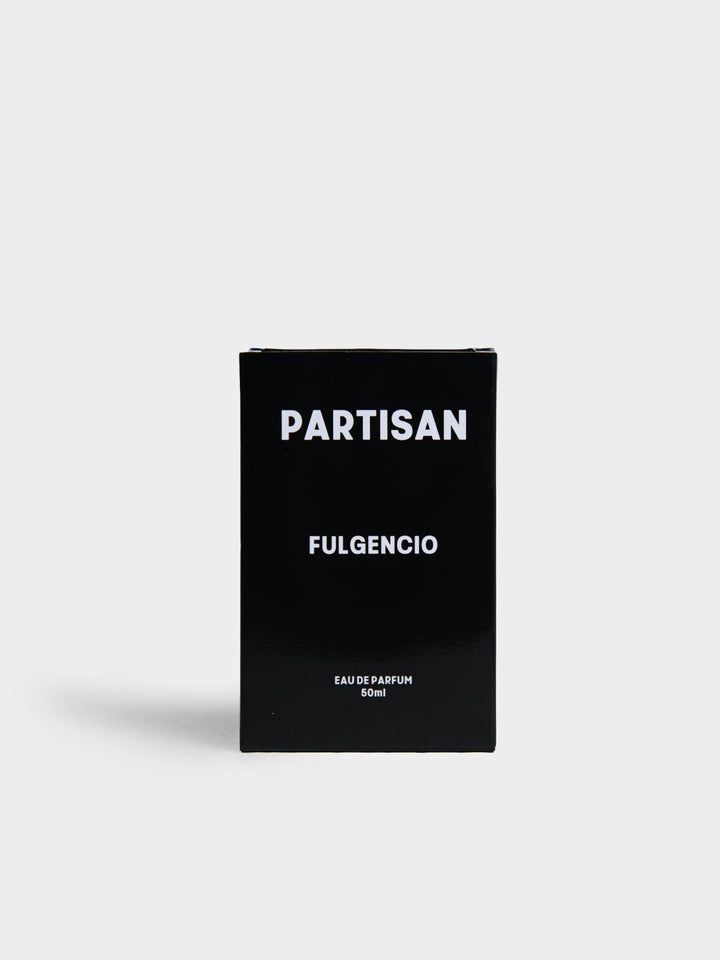 Partisan Fragrance Fulgencio Violet Smoke Eau de Parfum 50ml black box – front view