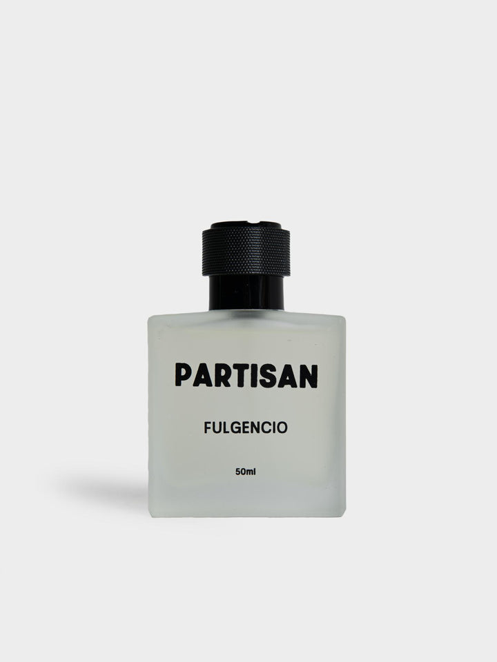 Partisan Fragrance Fulgencio Violet Smoke Eau de Parfum 50ml glass bottle – full view