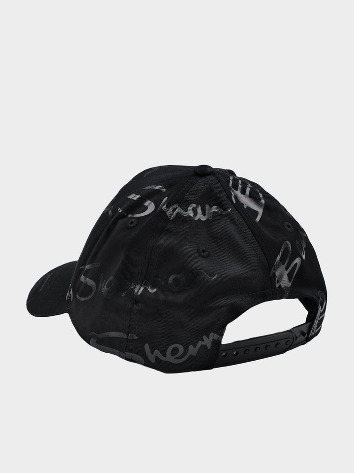GEORGE PLASTISOL CAP - BLACK