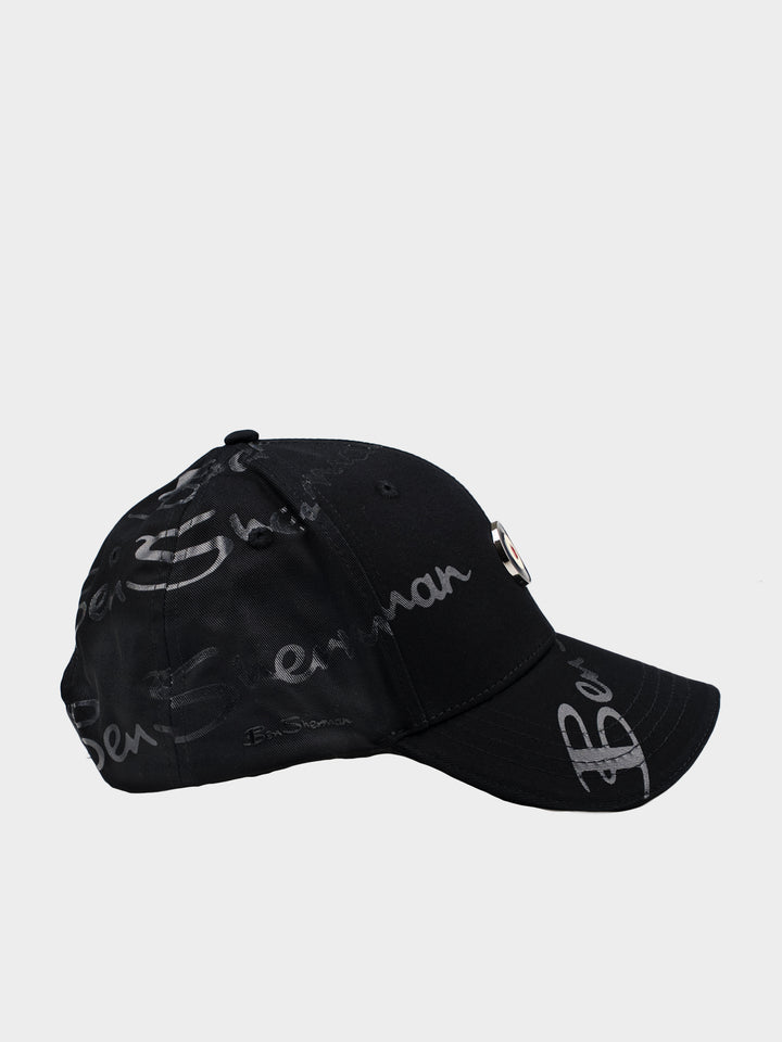 GEORGE PLASTISOL CAP - BLACK