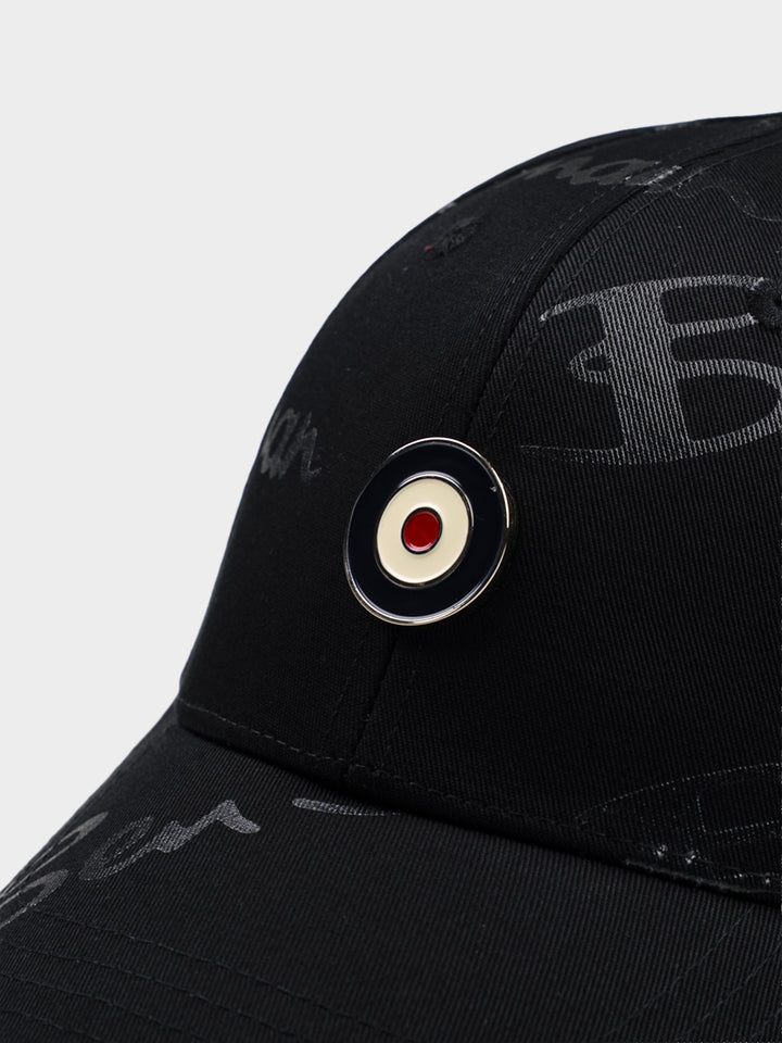 GEORGE PLASTISOL CAP - BLACK