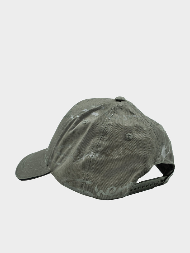 Ben Sherman George Plastisol Cap - Olive