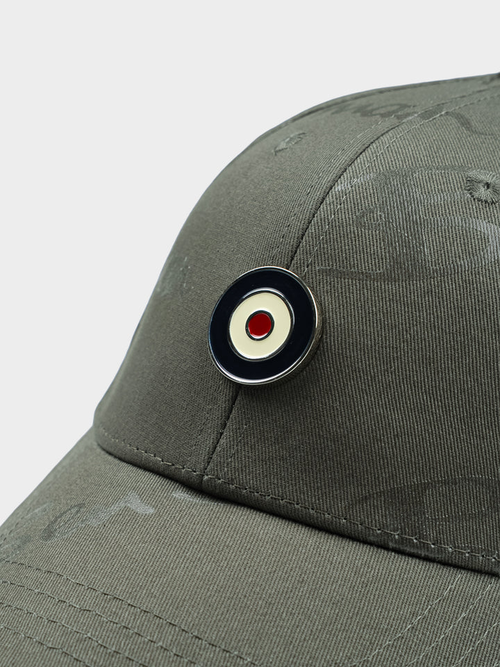 Ben Sherman George Plastisol Cap - Olive