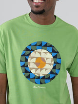 Geo Target Tee - Piquant Green