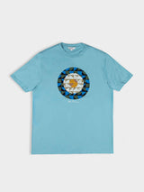Geo Target Tee - Retro Blue