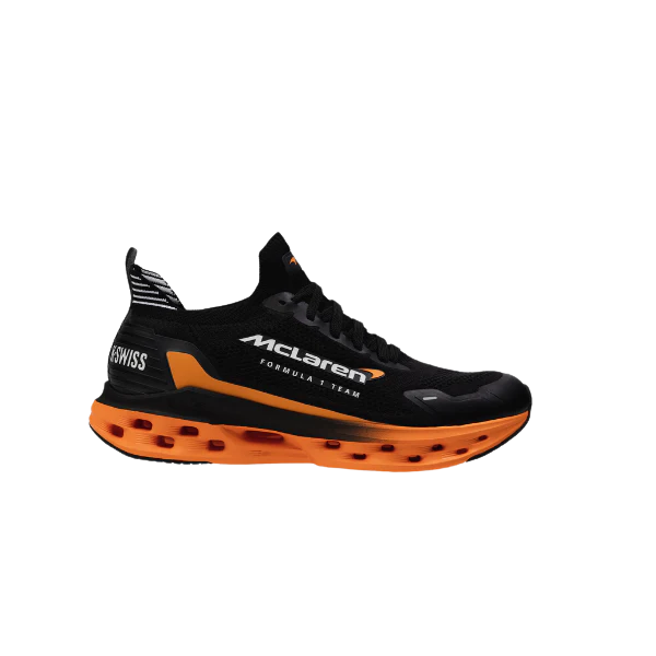 K-Swiss Impulse Tubes Lite McLaren – Black / Papaya | Partisan and Co
