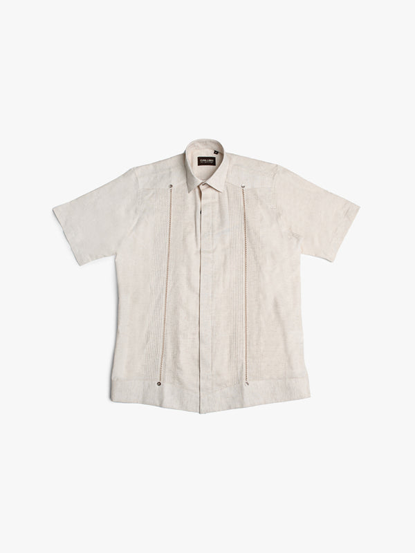 Cuba Libre Julio Short Sleeve Shirt - Light Natural