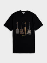 JUMBLE GUITAR TEE SHIRT-BLACK