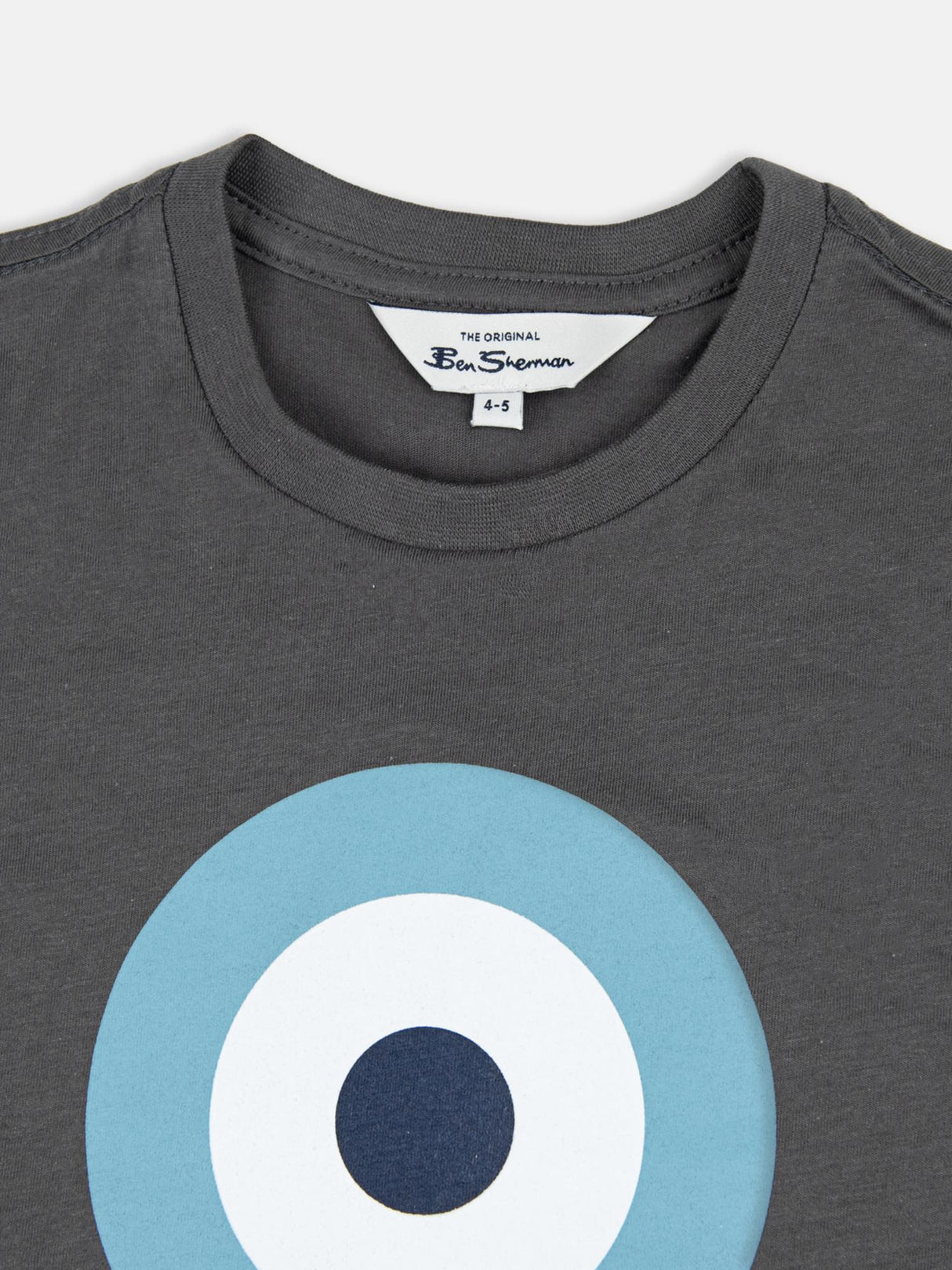 KIDS TARGET TEE SHIRT CHARCOAL