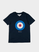 KIDS TARGET TEE SHIRT NAVY