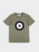 KIDS TARGET TEE SHIRT OLIVE