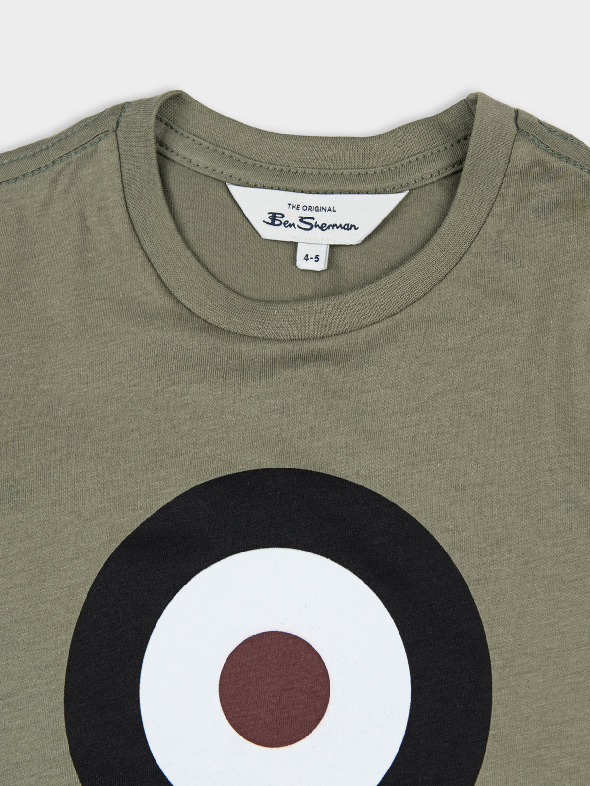 KIDS TARGET TEE SHIRT OLIVE