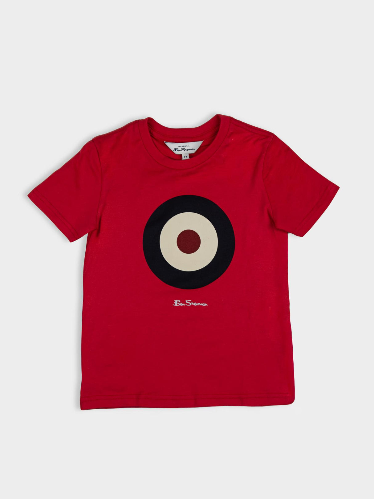 KIDS TARGET TEE SHIRT RED