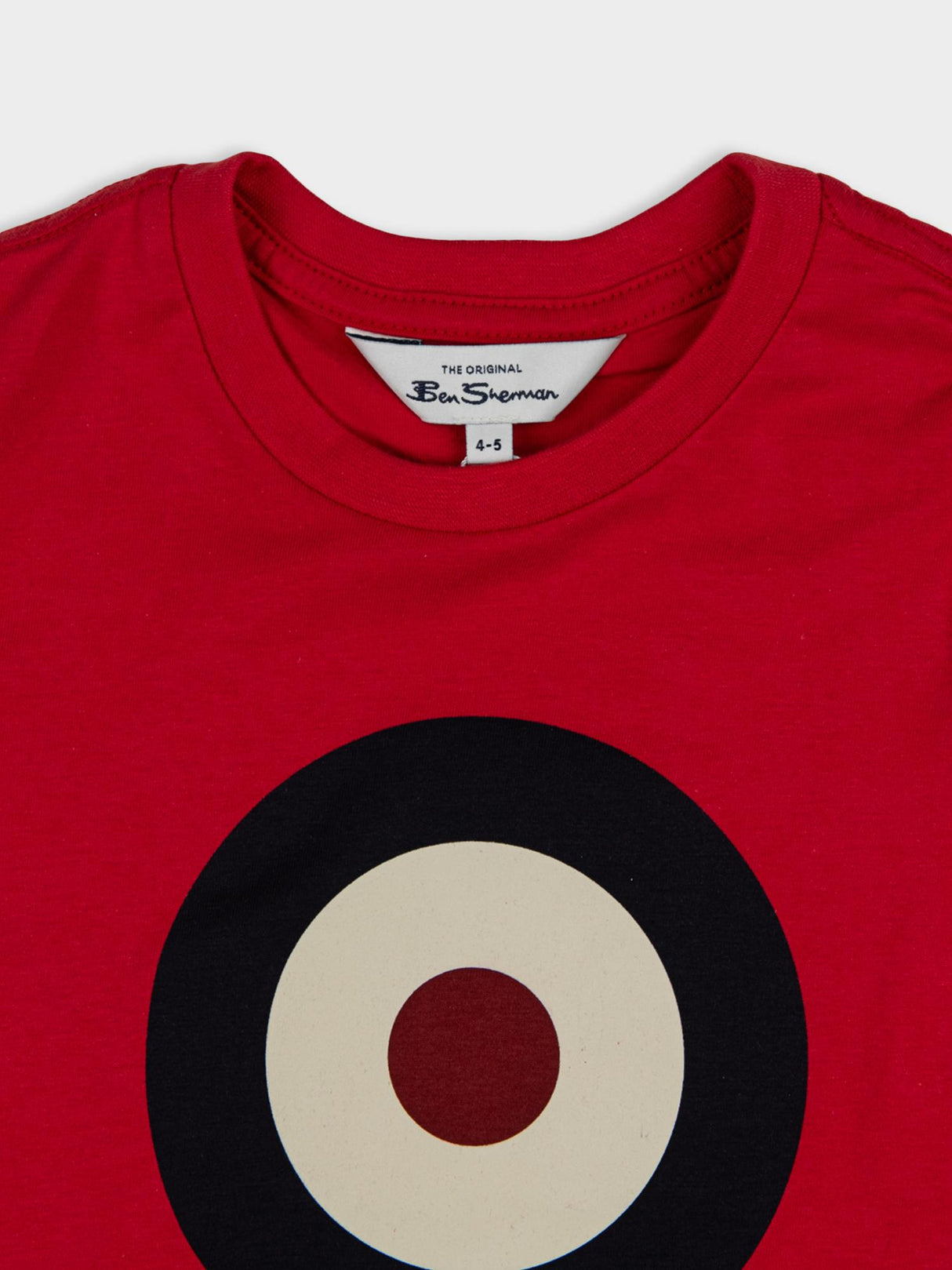 KIDS TARGET TEE SHIRT RED